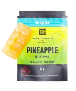 Twisted Extracts CBD Pineapple Jelly Bomb