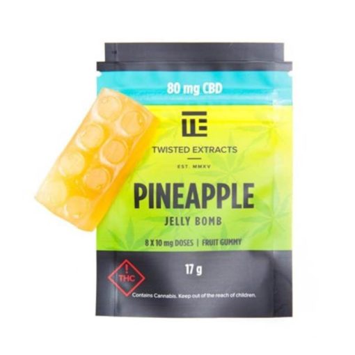 Twisted Extracts CBD Pineapple Jelly Bomb