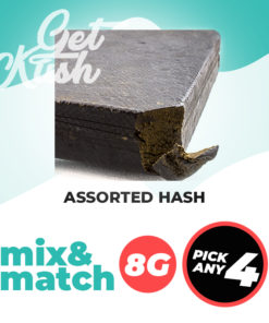 Assorted Hash (8G) – Mix & Match - Pick Any 4