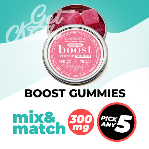Boost Gummies 300mg - Mix and Match - Pick Any 5