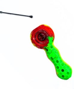red and Green Pipe with Dab Tool