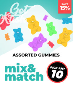 Assorted THC Gummies – Mix & Match – Pick Any 10