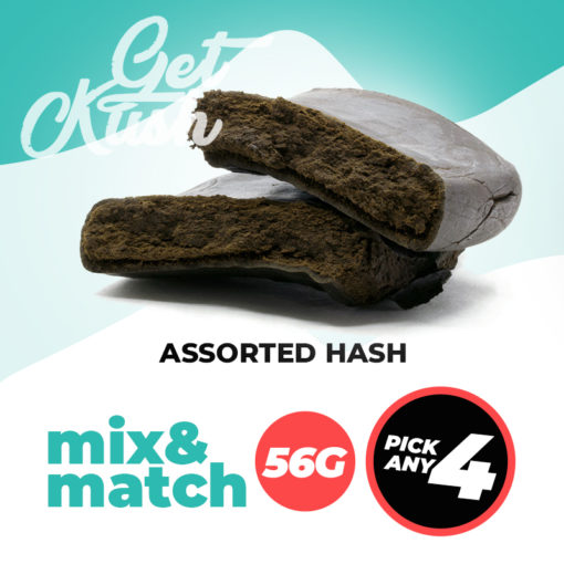 Assorted Hash (56G) – Mix & Match - Pick Any 4
