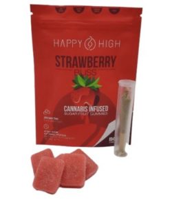 Happy High Cannabis Infused Gummies - Strawberry