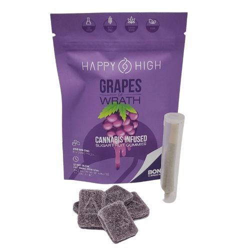 Happy High Cannabis Infused Gummies - Grape