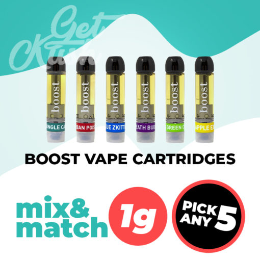 Boost Vape Cartridges (1g) - Mix & Match - Pick Any 5