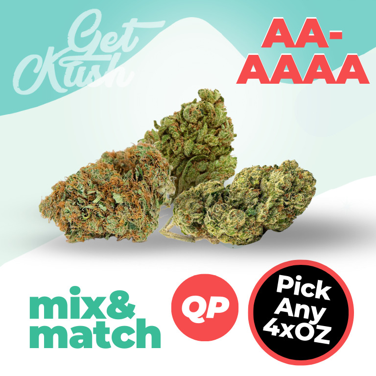 4 oz AKA QP AA - AAAA for $550 - Mix and Match | Get Kush