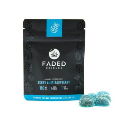Faded Cannabis Edibles Berry Blue Raspberry