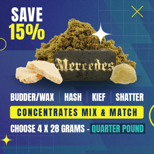 Concentrates Mix & Match - Choose Any 4 x 28 Grams