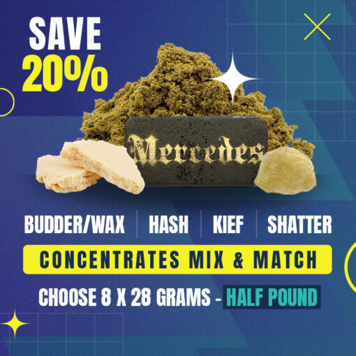 Concentrates Mix & Match - Choose Any 8 x 28 Grams