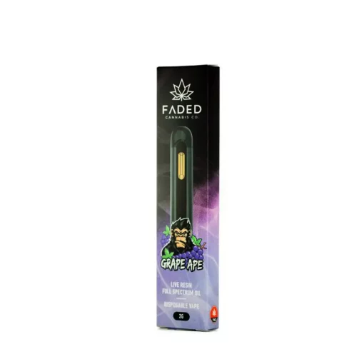 2000mg THC Disposable Vaporizer Pen - Grape Ape
