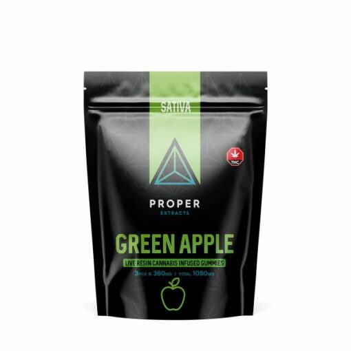 Proper Extracts Sativa Green Apple Gummies