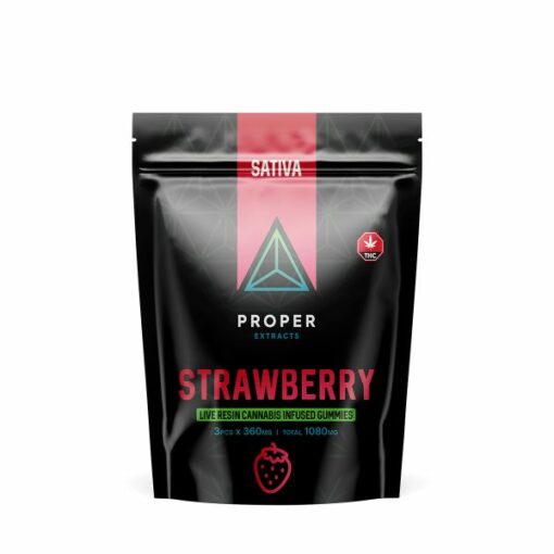 Proper Extracts Sativa Strawberry Gummies