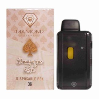 Diamond Concentrates: Disposable Distillate Pen (3 Gram) - Champagne Kush (Hybrid)