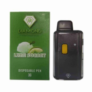Diamond Concentrates: Disposable Distillate Pen (3 Gram) - Lime Sorbet (Indica)