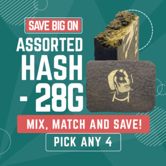 Assorted Hash – 28G – Mix & Match – Pick Any 4