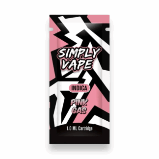Simply Vapes - THC Vape Cartridge (1g) - Pink Gas (Indica)
