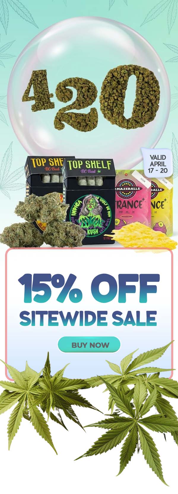 420 15% OFF Sale